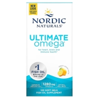 Nordic Naturals 挪威小鱼成人鱼油120粒柠檬味