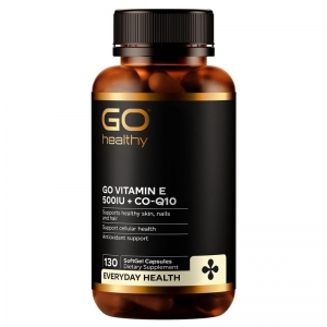Go Healthy 高之源维生素E+辅酶Q10胶囊 130粒