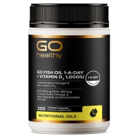 GO healthy 高之源 高含量三倍鱼油1天1粒 + VD1000IU 200粒