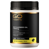 Go healthy 高之源 天然有机亚麻籽油胶囊1500mg  210粒