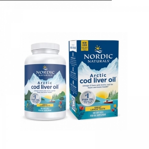 Nordic Naturals Arctic Cod Liver Oil 北极鳕鱼肝油 180s 柠檬味